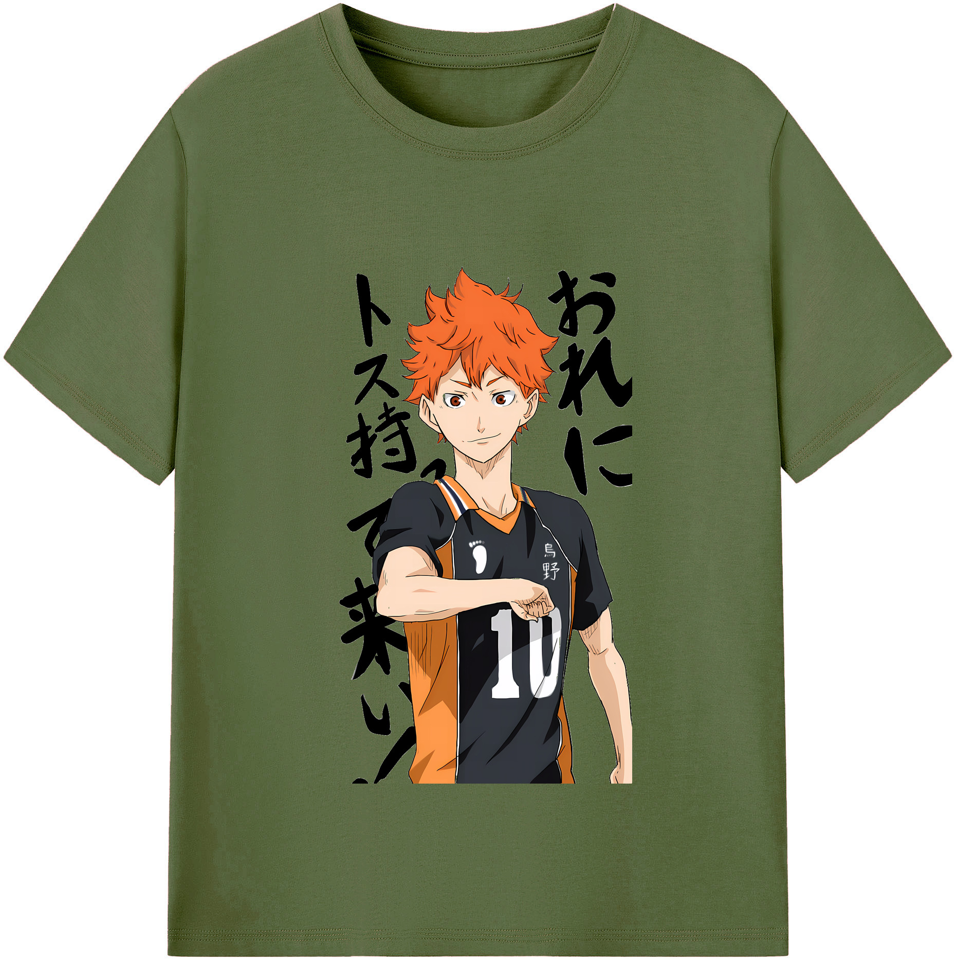 （画像用） ハイキュー!! Haikyu!! 綿100％半袖Tシャツ（フロントプリント）